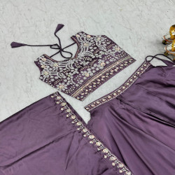 Premium Embroidered Rangoli Silk Wedding Lehenga Choli Set with Shrug Dupatta